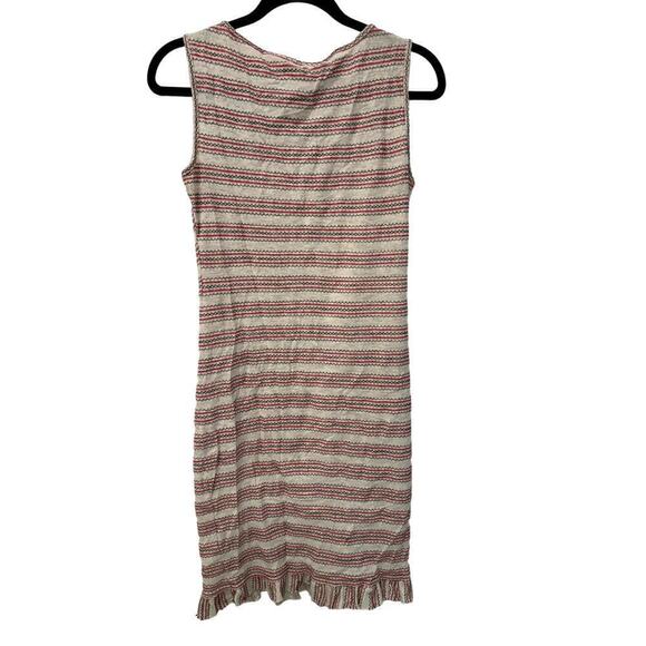 Max Studio Cotton Sleeveless White Dress with Embroidery Size Medium - Picture 2 of 7